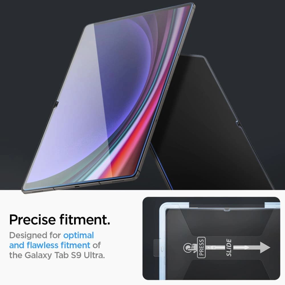 Edzett üveg Spigen GLAS.tR ez Fit Samsung Galaxy Tab S9 Ultra / S10 Ultra 14.6 Clear - 12
