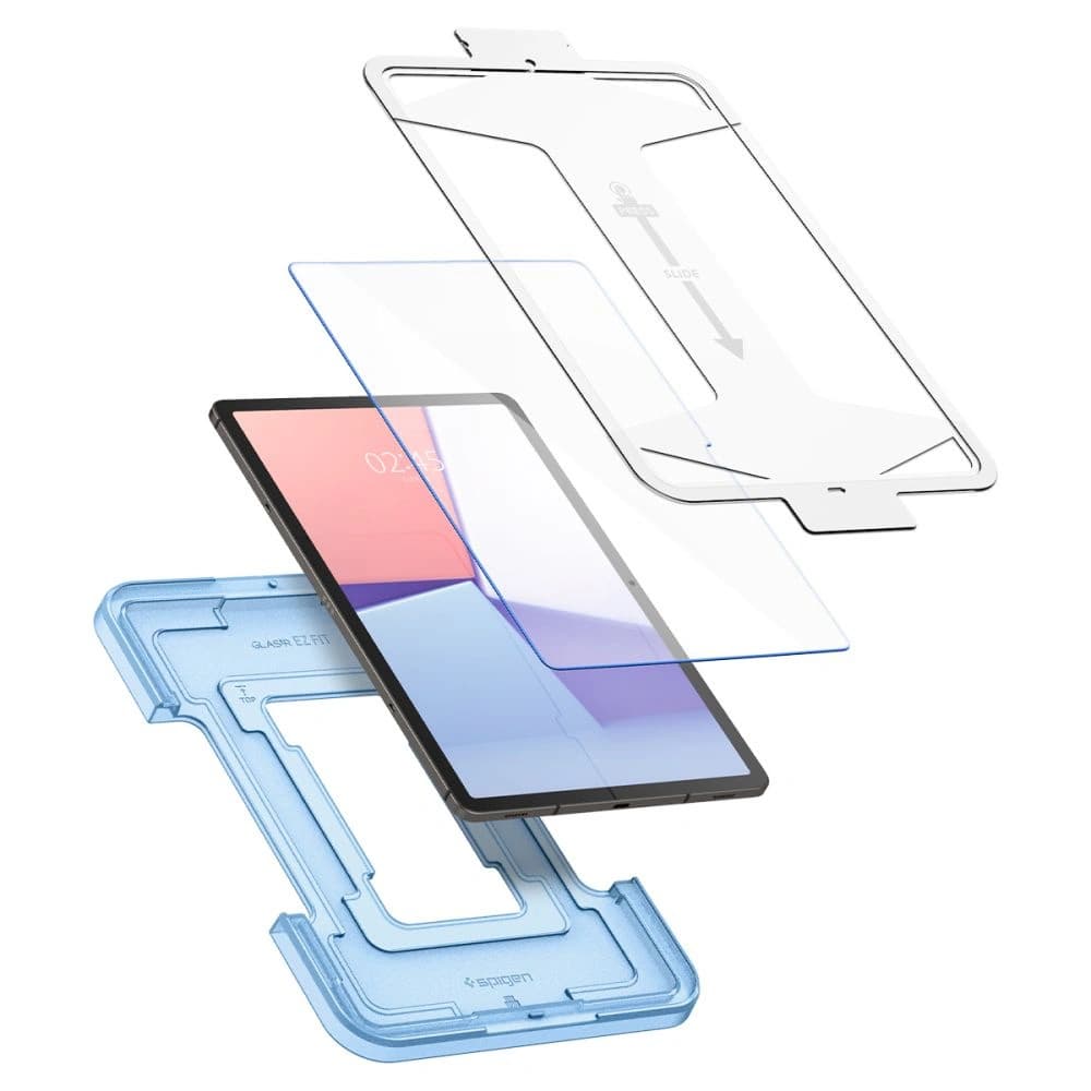 Gehärtetes Glas Spigen GLAS.tR ez Fit Samsung Galaxy Tab S9 / S9 FE / S10 FE / S10 Lite Klar - 4