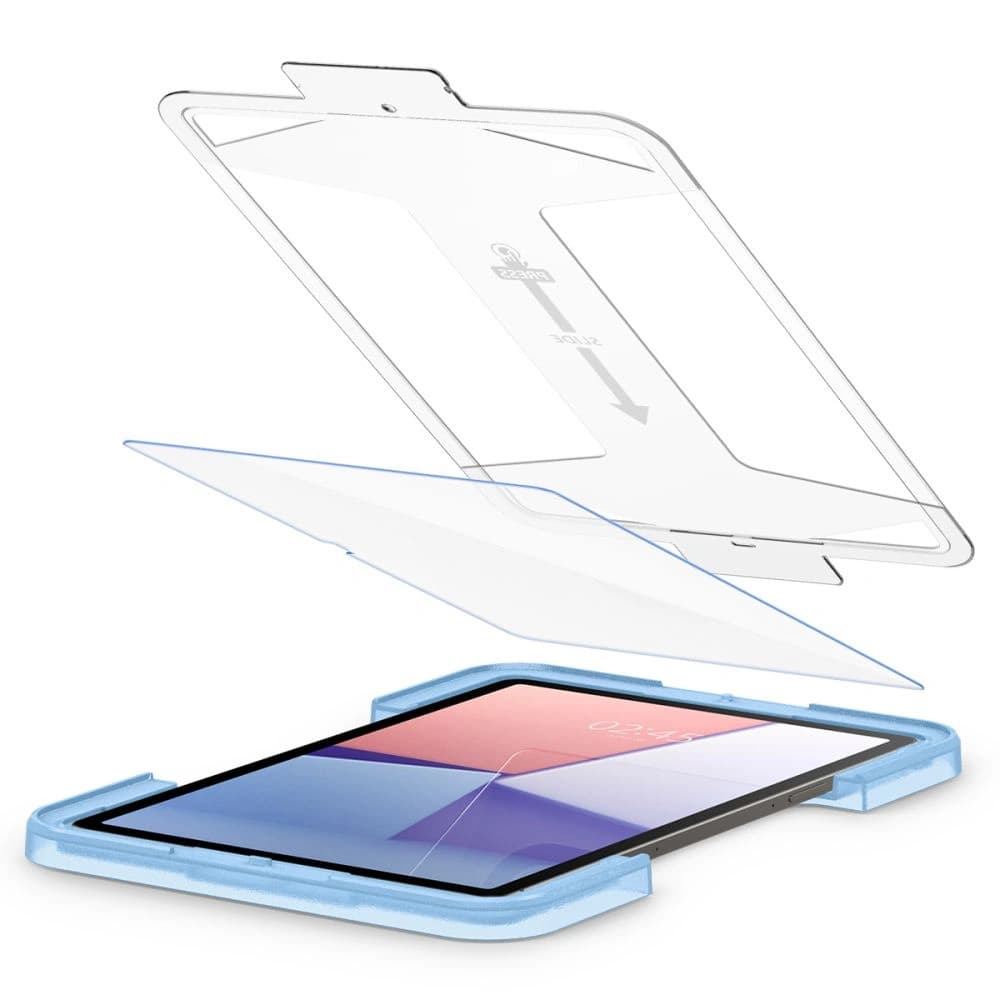 Gehärtetes Glas Spigen GLAS.tR ez Fit Samsung Galaxy Tab S9 / S9 FE / S10 FE / S10 Lite Klar - 7