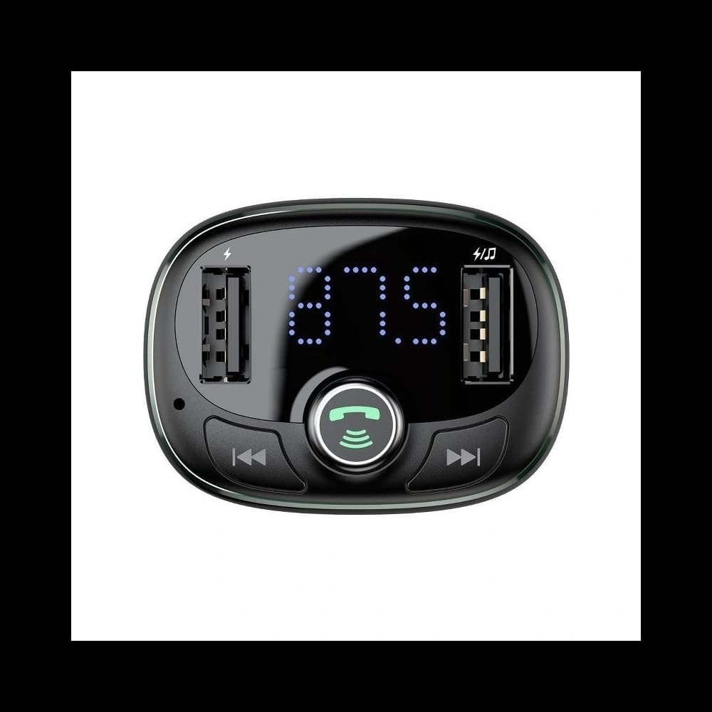 Baseus FM transmitter s Bluetooth USB microSD (modrý) - 3