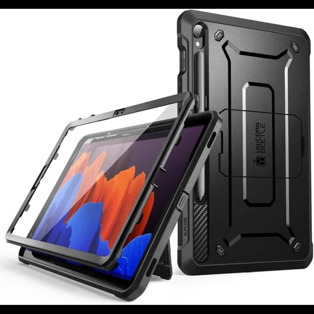 Case Supcase Unicorn Beetle Pro Samsung Galaxy Tab S9 11.0 Schwarz - 1