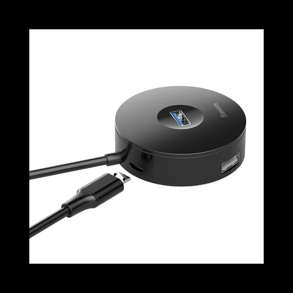 Baseus Hub 4in1 USB 3.0 + 3x USB 2.0 15cm Black - 3