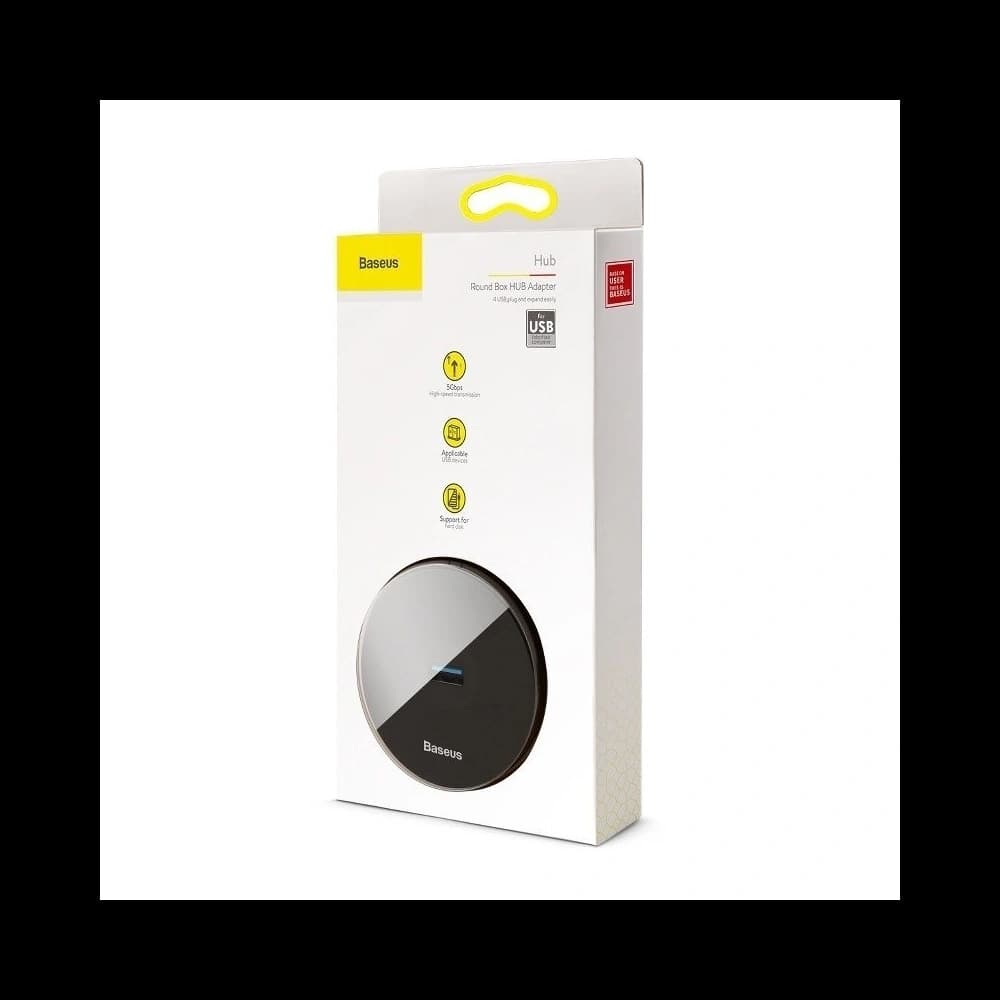 Baseus Hub 4in1 USB 3.0 + 3x USB 2.0 15cm Black - 6