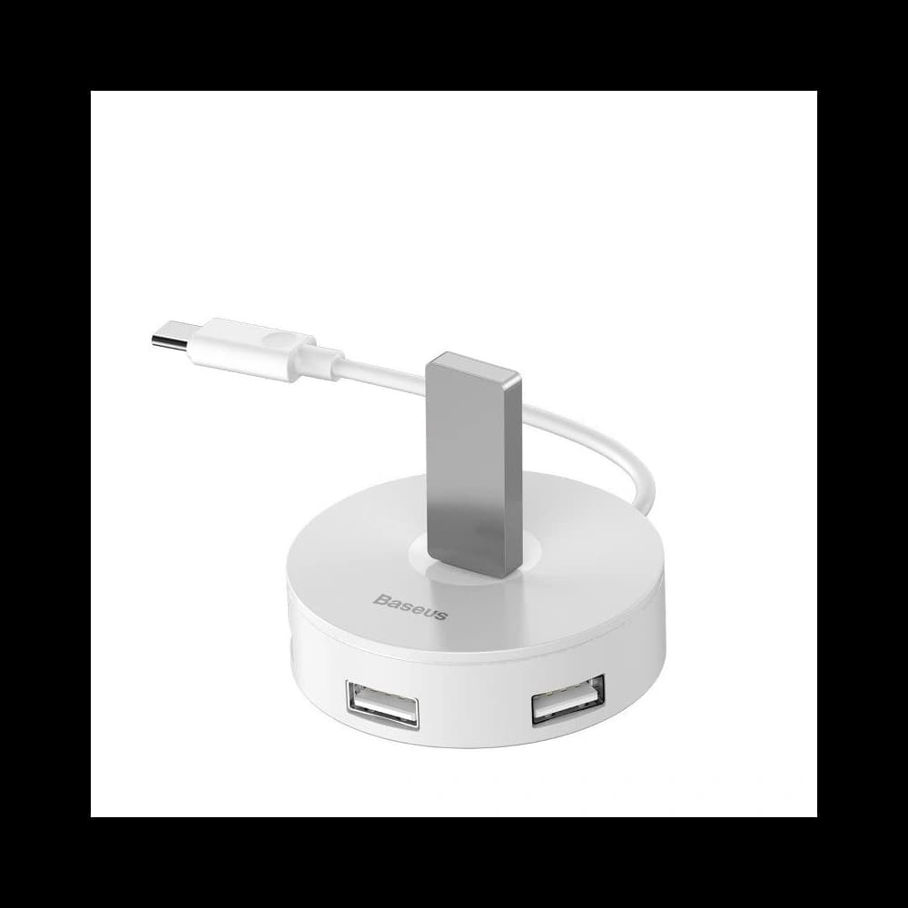 Hub 4w1 USB-C do USB 3.0 + 3x USB 2.0 Baseus 15cm (bílý) - 6