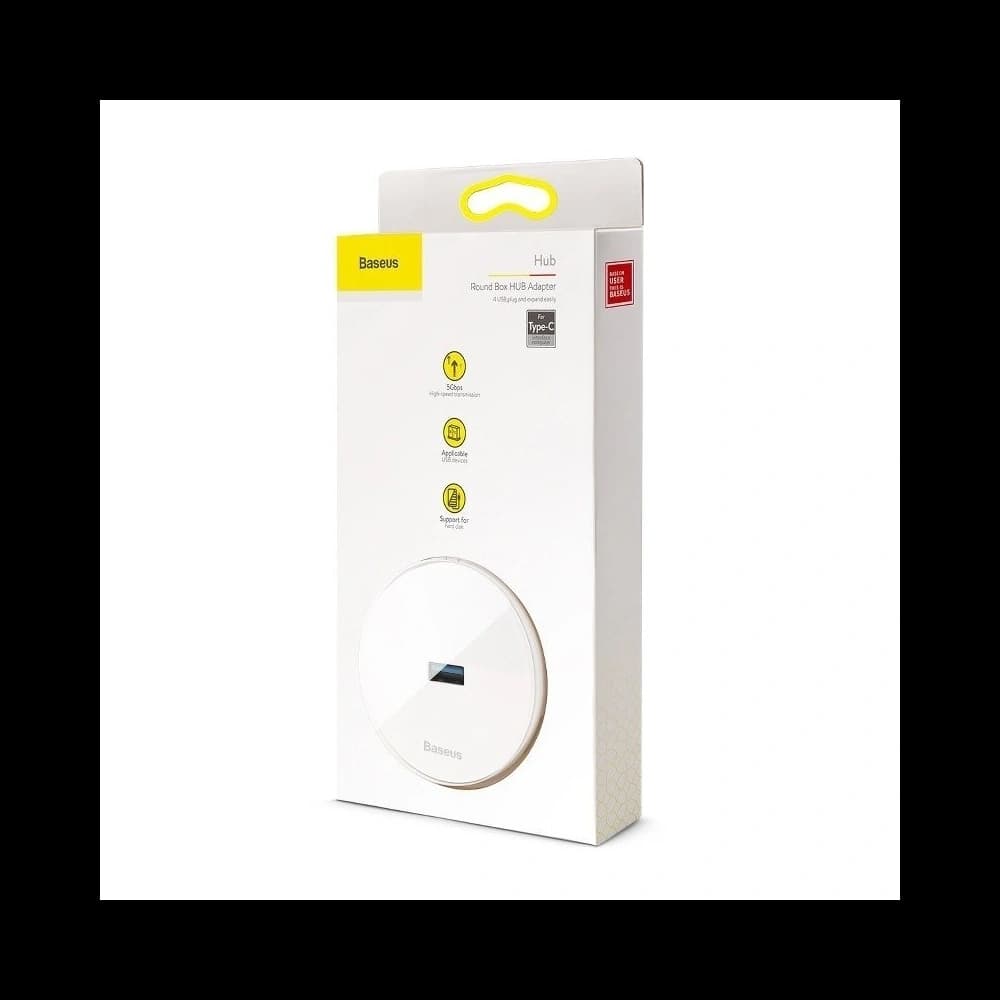 Hub 4w1 USB-C do USB 3.0 + 3x USB 2.0 Baseus 15cm (bílý) - 7
