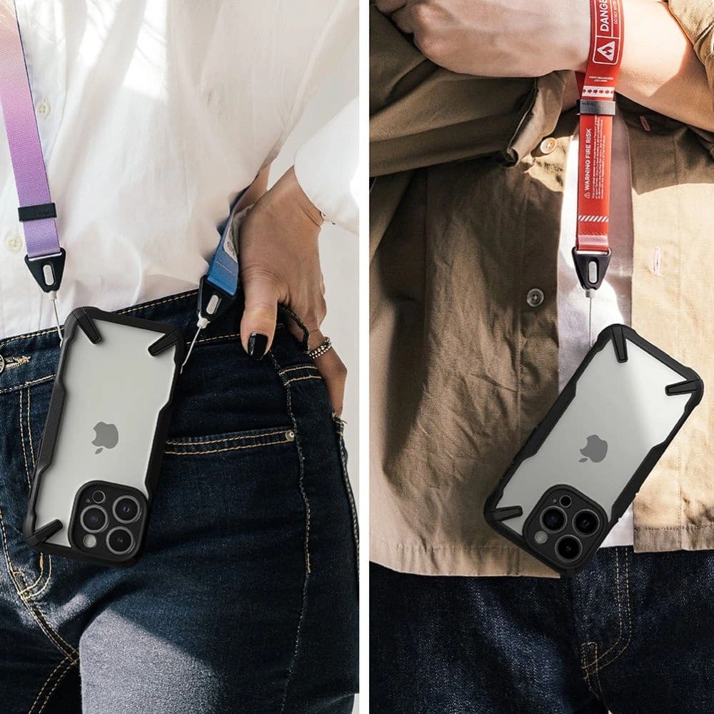 Ringke Apple Carcasă Fusion-X Magnetic MagSafe iPhone 15 Pro Max negru mat - 10