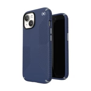 Case Speck Presidio2 Grip MagSafe Apple iPhone 15 (Küstenblau/Dustgrey/Weiß)
