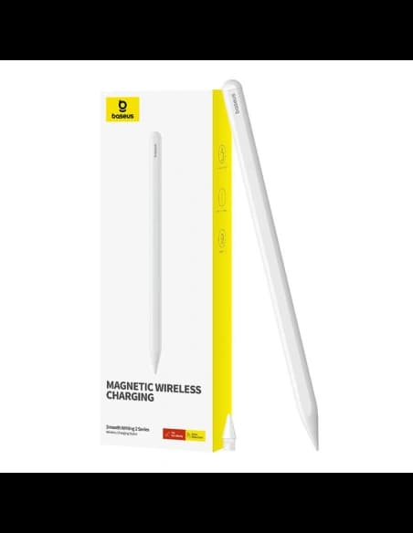 Rysik Baseus Smooth Writing Series s bezdrátovým nabíjením (Bílý)