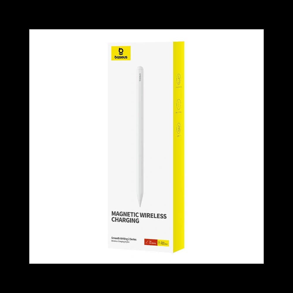 Rysik Baseus Smooth Writing Series s bezdrátovým nabíjením (Bílý) - 2