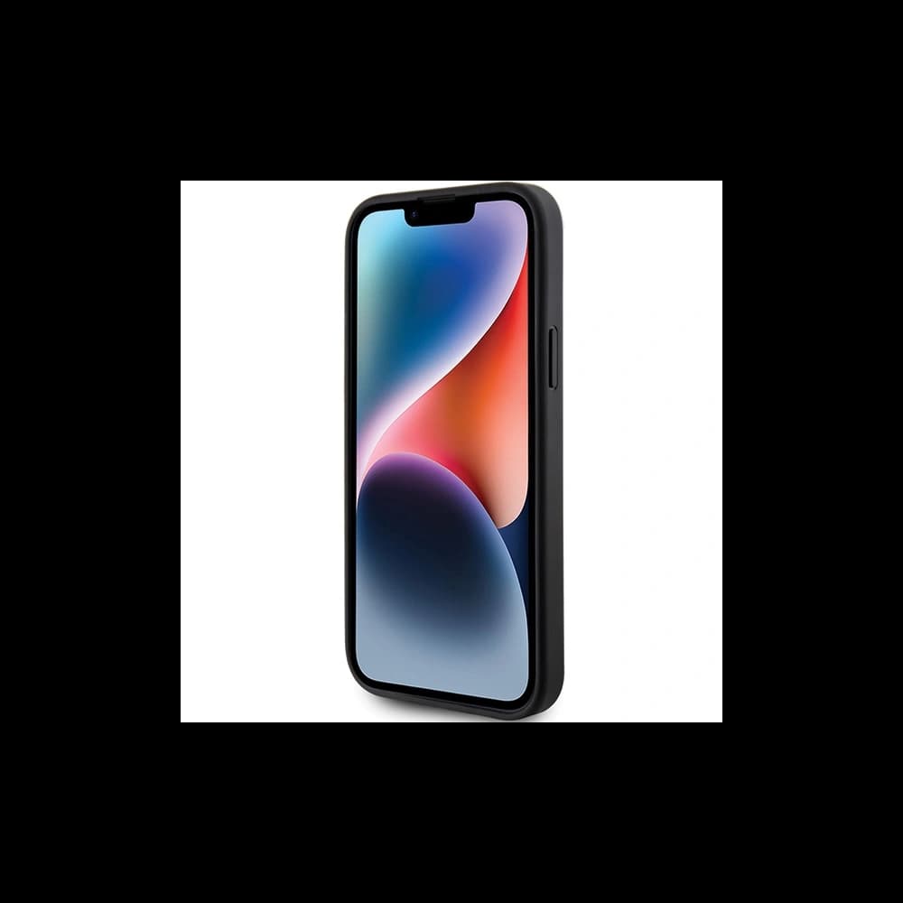 Case Guess GUHMP15MPSAHMCK Apple iPhone 15 Plus / 14 Plus Hartschale Saffiano MagSafe schwarz/black - 5