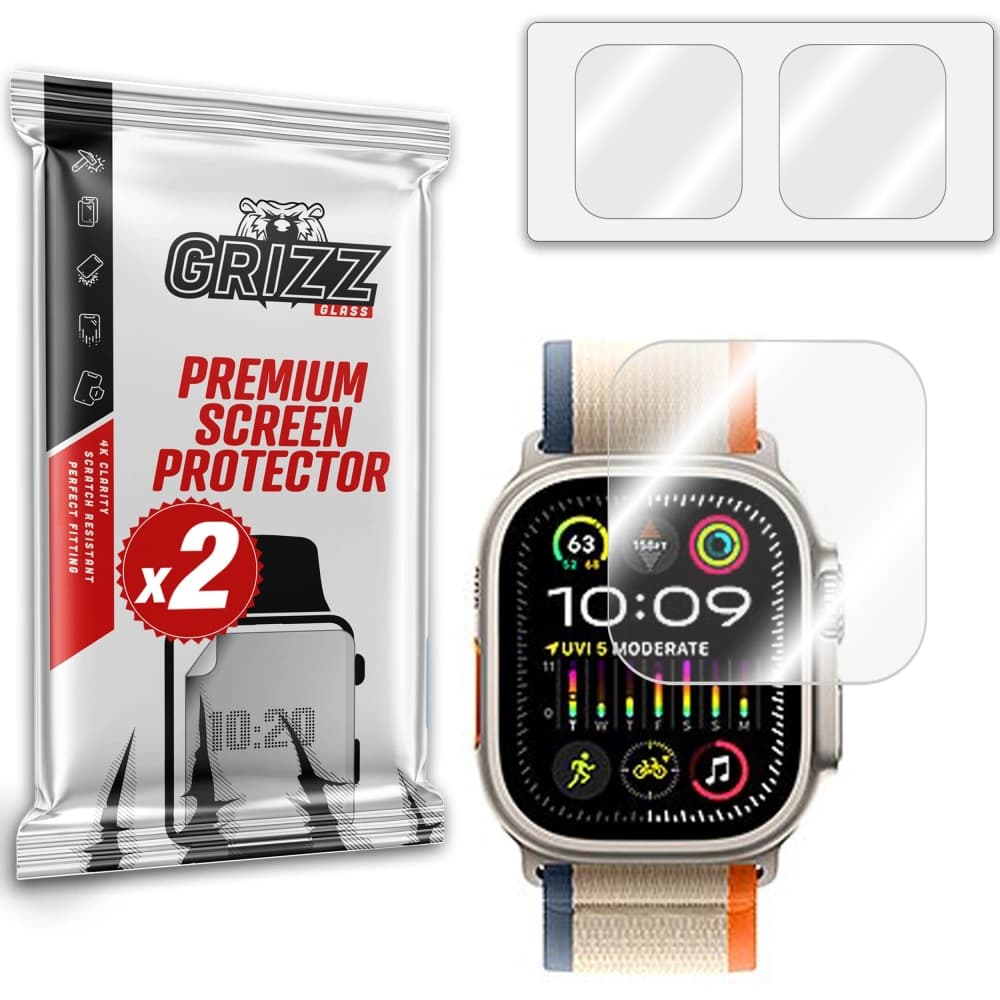 Hybriertes Glas GrizzGlass HybridGlass für Apple Watch Ultra 2 - 1