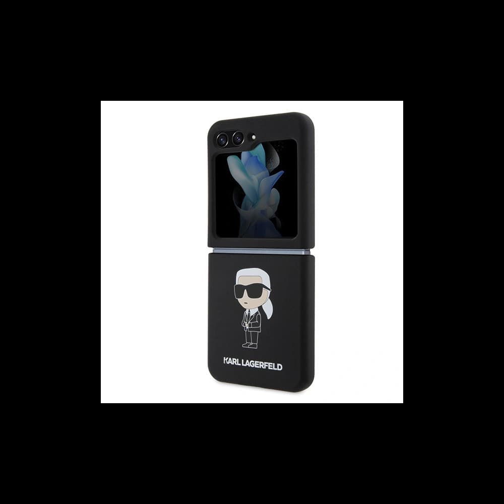 Karl Lagerfeld KLHCZF5SNIKBCK Samsung Galaxy Z Flip5 hardcase Silicone Ikonik black - 6