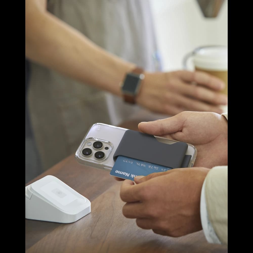 Speck card pocket case with ClickLock function Wallet MagSafe Pale Oak - 7