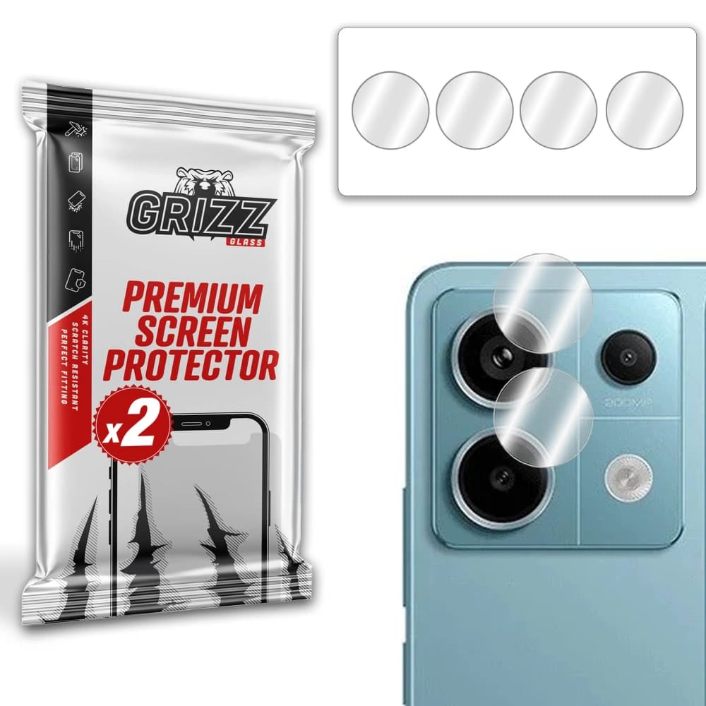 Glas für die GrizzGlass HybridGlass Kamera für Xiaomi Redmi Note 13 Pro 5G - 1