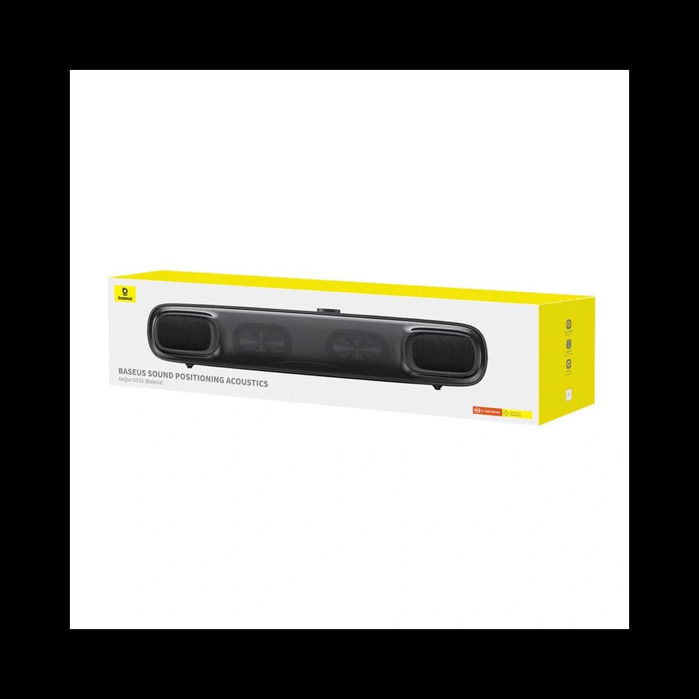 Mini-Soundbar Baseus AeQur DS10 BT 5.3, USB-C, Klinke 3.5mm (schwarz) - 7