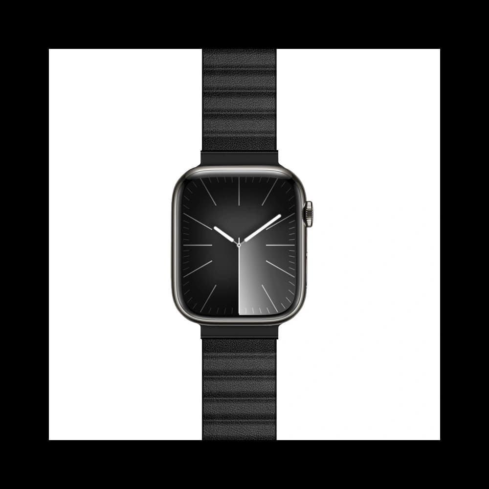 Band Crong Eclipse Apple Watch 4/5/6/7/SE/8/9/Ultra 44/45/49mm (black) - 1