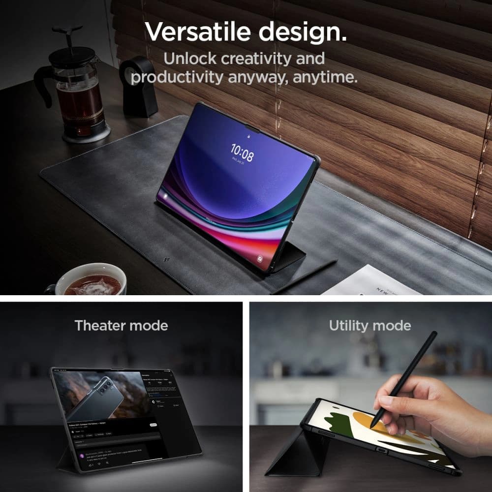 Etui Spigen Rugged Armor Pro Samsung Galaxy Tab S8 Ultra / S9 Ultra / S10 Ultra 14.6 Fekete - 16