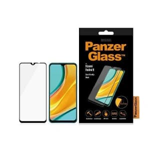 Gehärtetes Glas PanzerGlass E2E Regular Xiaomi Redmi 9 Case Friendly schwarz