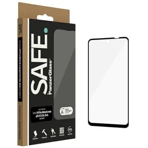 Edzett üveg SAFE by PanzerGlass Motorola Moto G22 / E32 / E32s / Lenovo K15 Plus Kijelzővédő Edge-to-Edge fekete