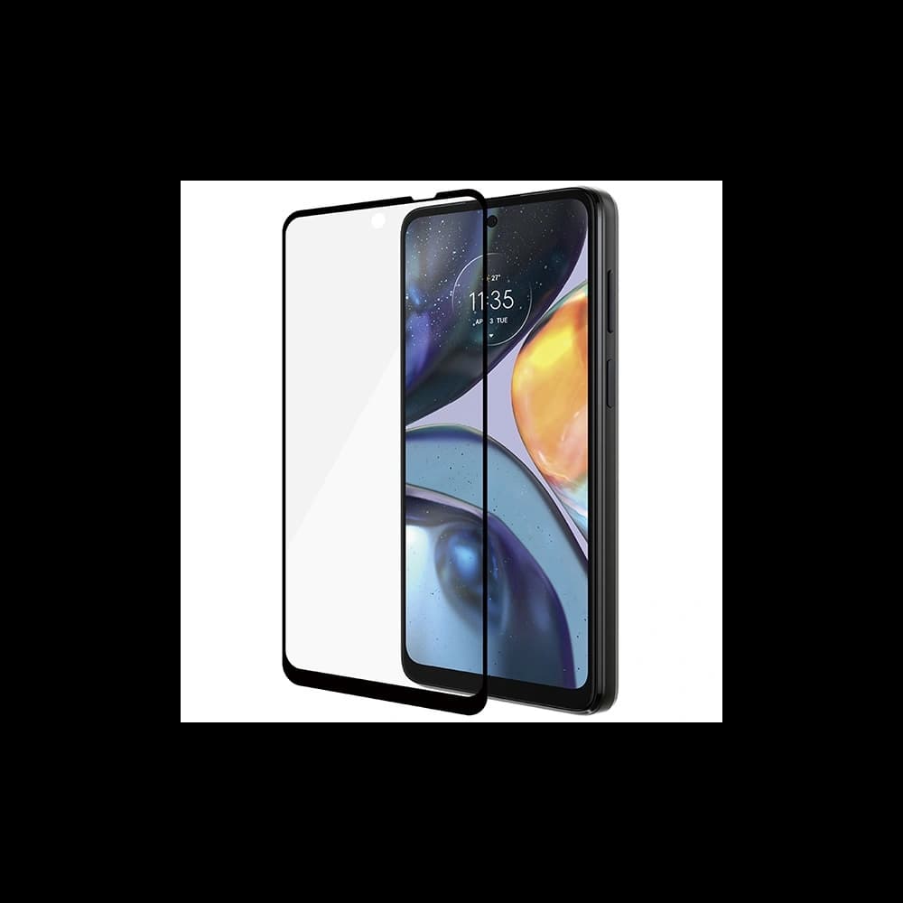 Edzett üveg SAFE by PanzerGlass Motorola Moto G22 / E32 / E32s / Lenovo K15 Plus Kijelzővédő Edge-to-Edge fekete - 3