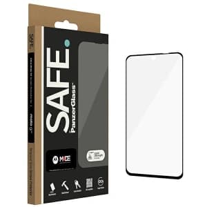 A SAFE edzett üveg a PanzerGlass Motorola Moto G32 képernyővédő Ultra-széles illeszkedéssel