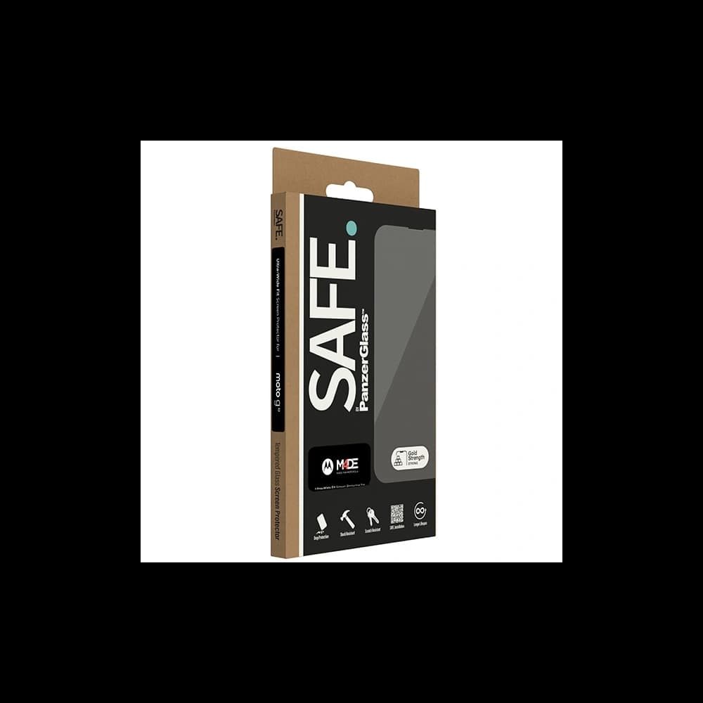 Gehärtetes Glas SAFE von PanzerGlass Motorola Moto G32 Bildschirmschutz Ultra-Wide Fit - 4