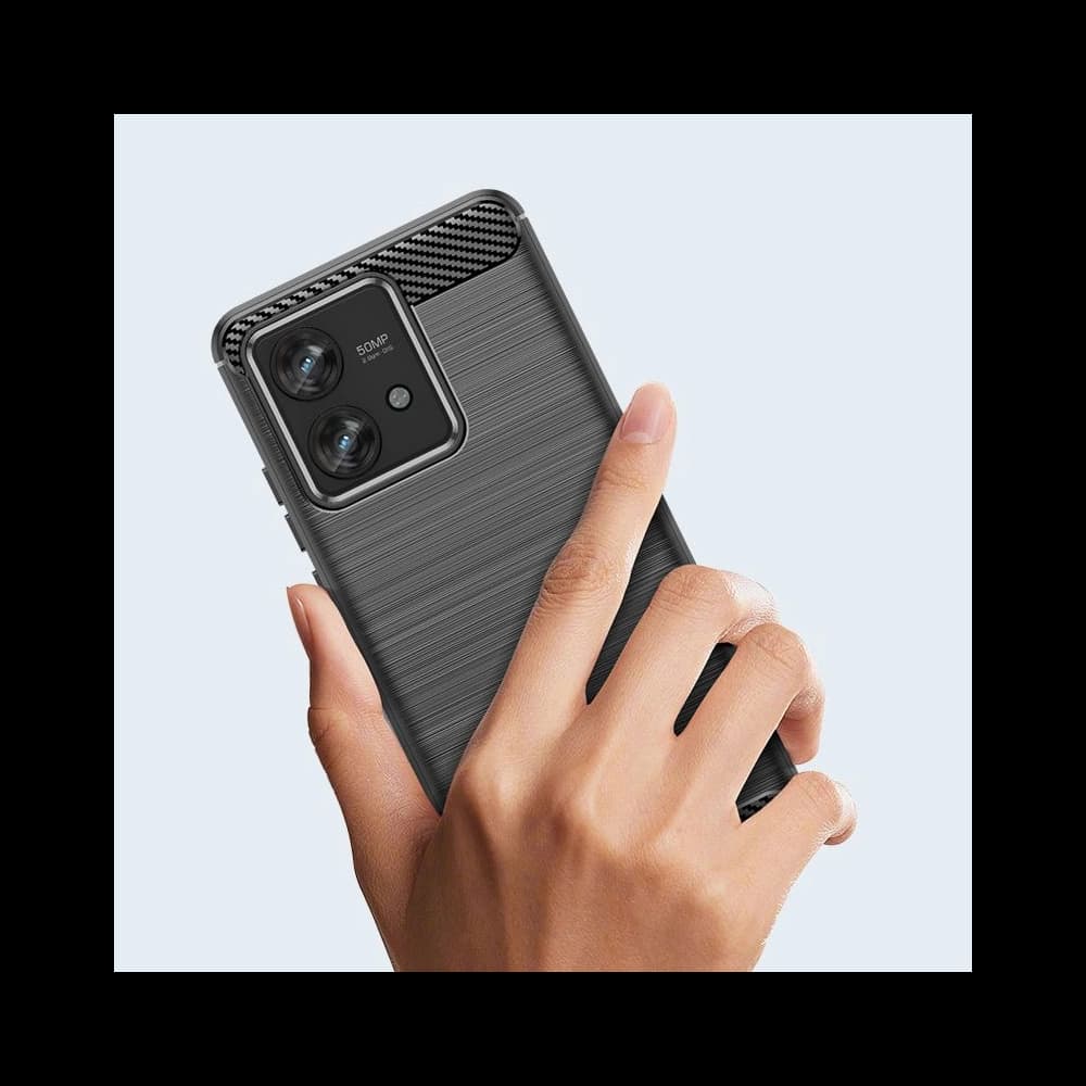 Tech-Protect TPUCarbon Motorola Edge 40 Neo Black - 3