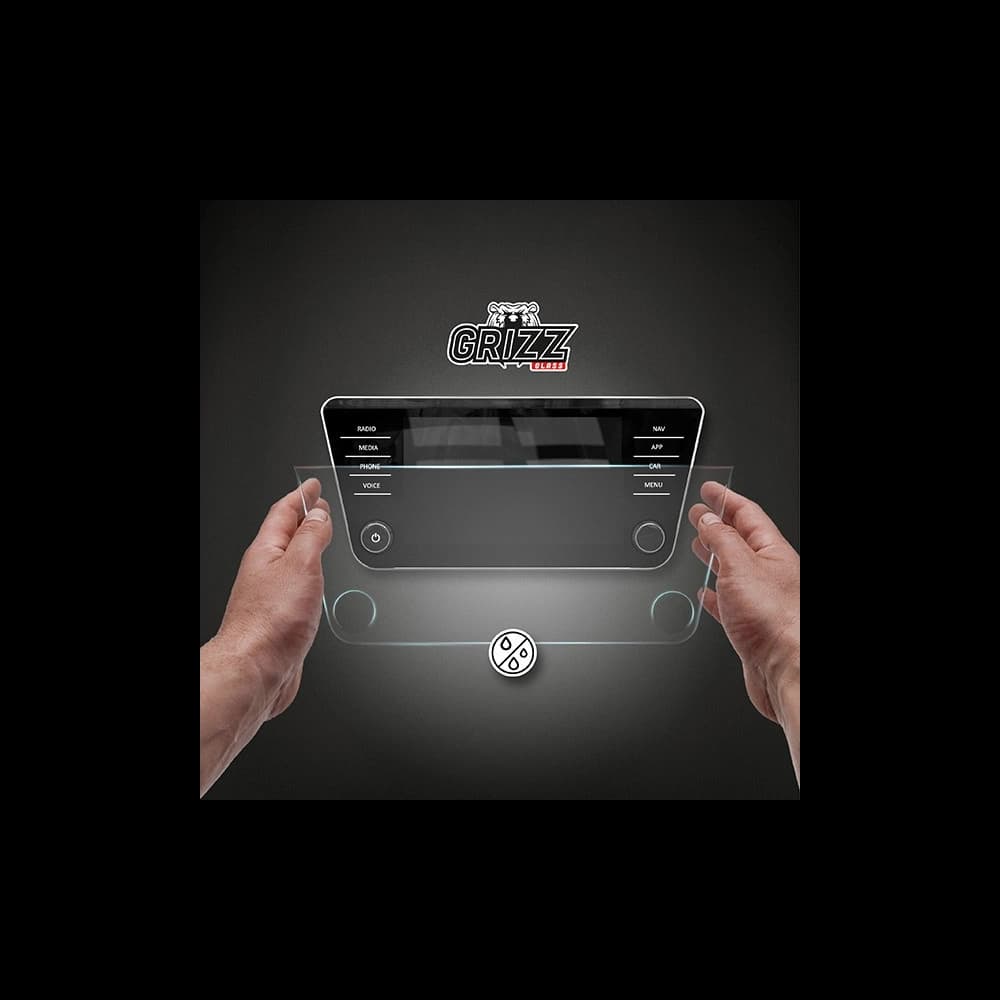 Matte GrizzGlass CarDisplay Protection Mercedes Actros L 2021-2024 [2in1] - 6