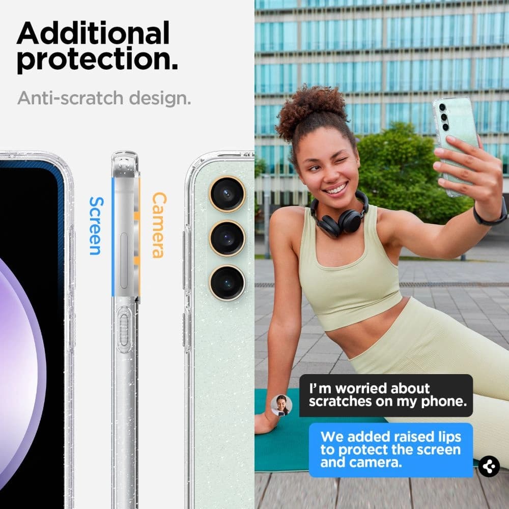 Spigen Samsung Carcasă Liquid Crystal Galaxy S23 FE Glitter Crystal - 13