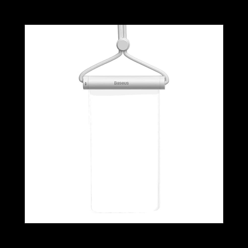 Univerzální voděodolné pouzdro Baseus AquaGlide s cylindrickým zámkem (bílé) - 2