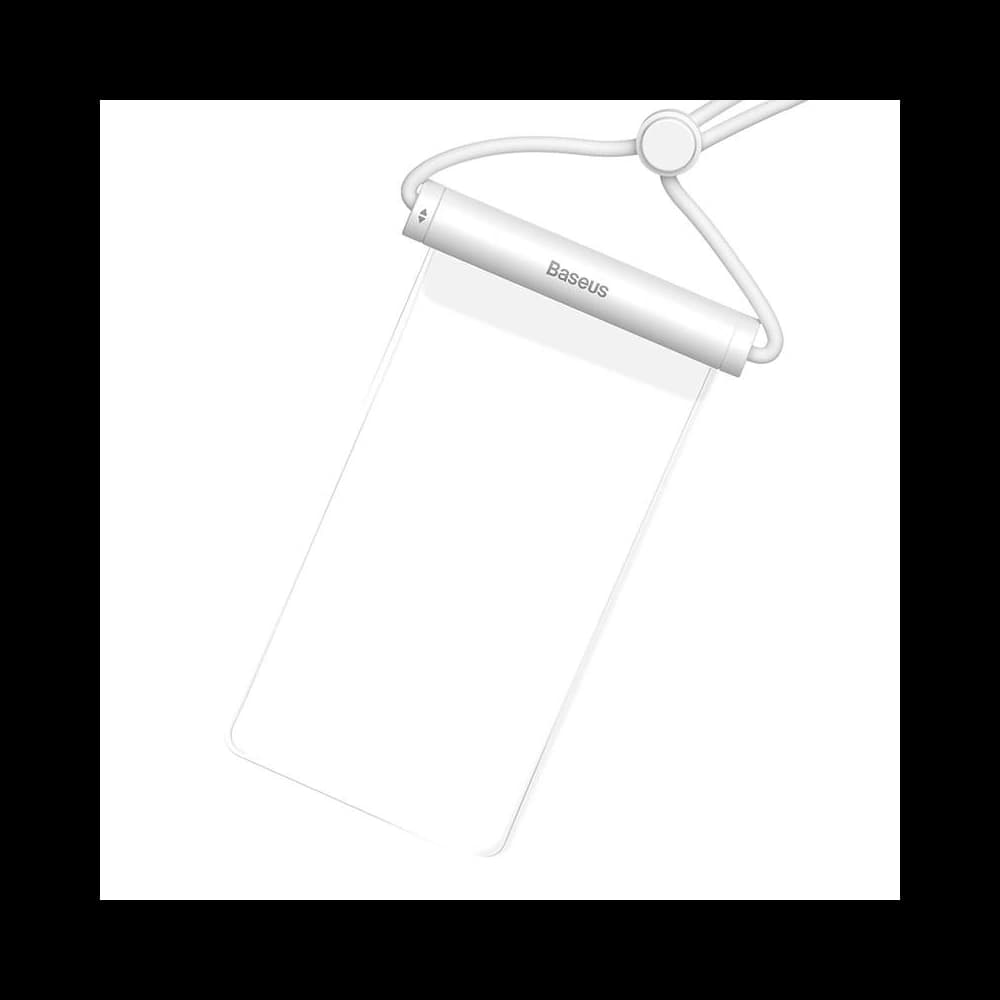 Univerzální voděodolné pouzdro Baseus AquaGlide s cylindrickým zámkem (bílé) - 3