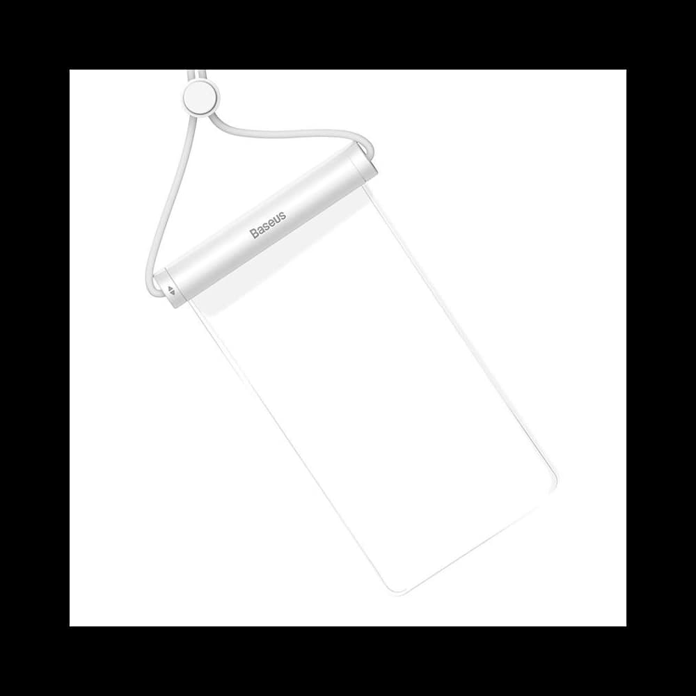 Univerzální voděodolné pouzdro Baseus AquaGlide s cylindrickým zámkem (bílé) - 4