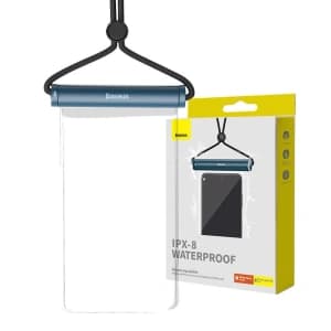 Baseus AquaGlide universal waterproof case with cylinder lock (blue)