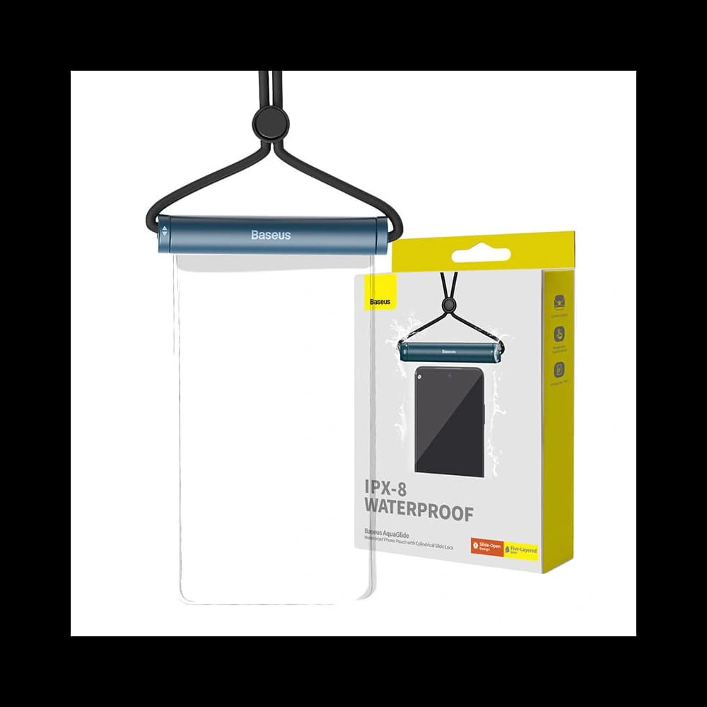 Baseus Geantă impermeabilă universală AquaGlide cu închidere cilindrică (albastru) - 1
