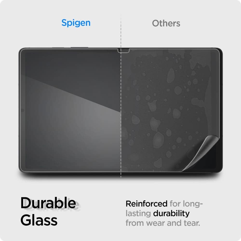 Gehärtetes Glas Spigen GLAS.tR Slim Samsung Galaxy Tab S9 FE+ Plus Clear - 8
