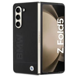 BMW BMHCZFD5SLLBK Samsung Galaxy Z Fold5 hardcase Signature Logo Imprint black