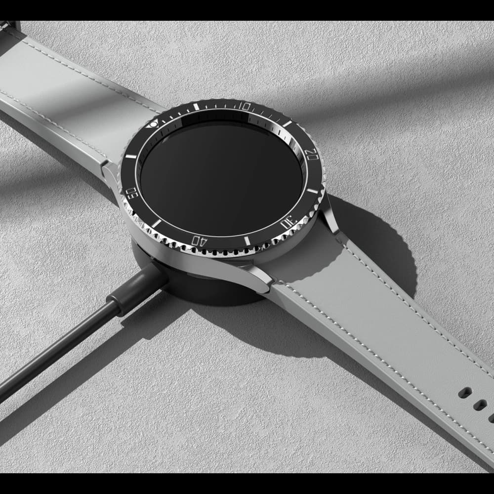 Überzug Ringke Bezel Styling 47-80 Samsung Galaxy Watch 6 Classic 47mm Edelstahl Silber - 5