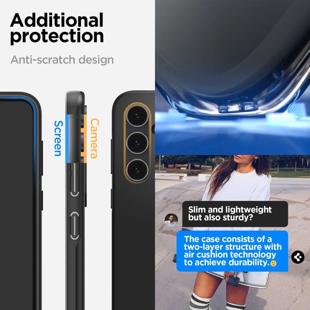 Spigen Samsung Caz Thin Fit Galaxy S23 FE Negru - 13