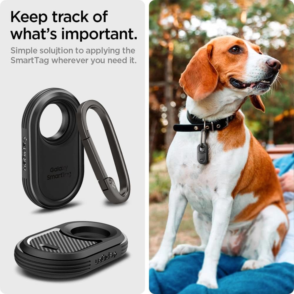 Etui Spigen Rugged Armor Samsung Galaxy SmartTag2 Matte Black - 11