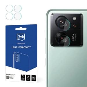 3MK Xiaomi Sticlă hibridă pentru obiectivul aparatului foto Lens Protection 13T / 13T Pro [4 PACK]