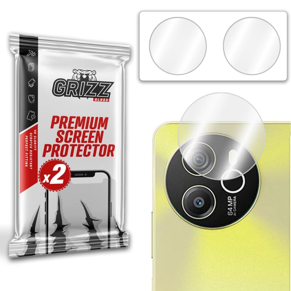 GrizzGlass HybridGlass Camera Blackview Shark 8 - 1