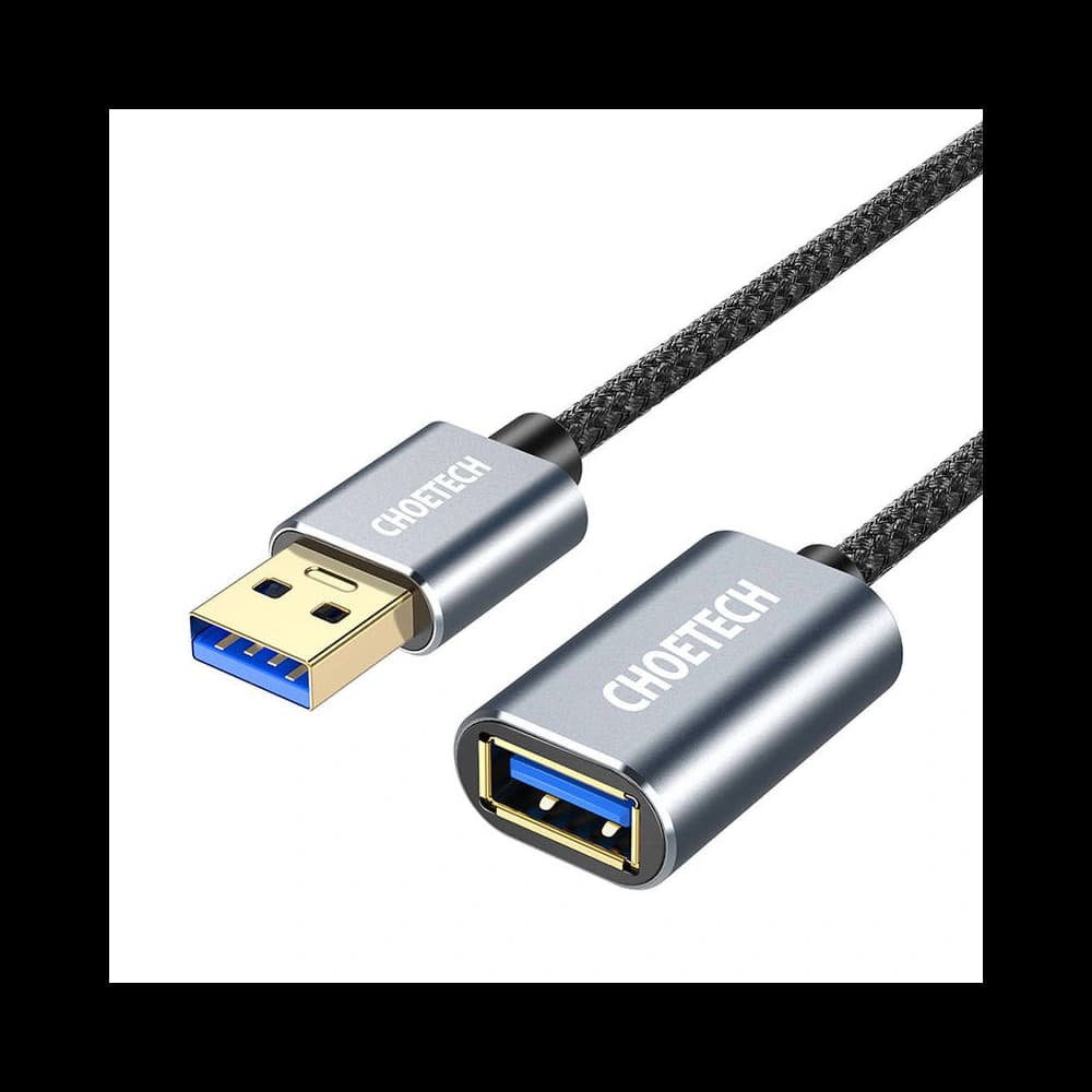 Kabel Verlängerung Choetech XAA001 USB-A 3.0 2m (schwarz) - 3