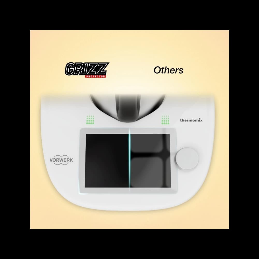 Matte Folie GrizzGlass PaperScreen für Thermomix TM6 [2w1] - 2
