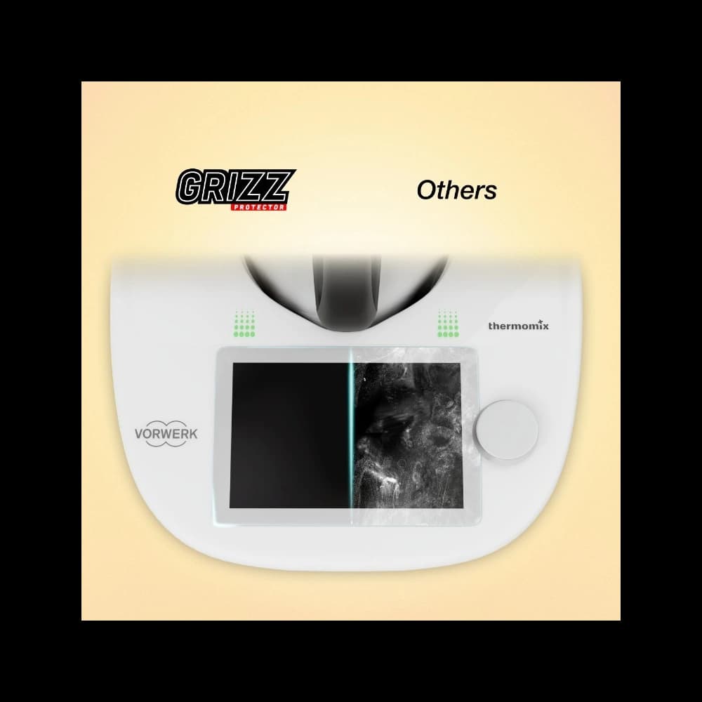 Matte Folie GrizzGlass PaperScreen für Thermomix TM6 [2w1] - 3