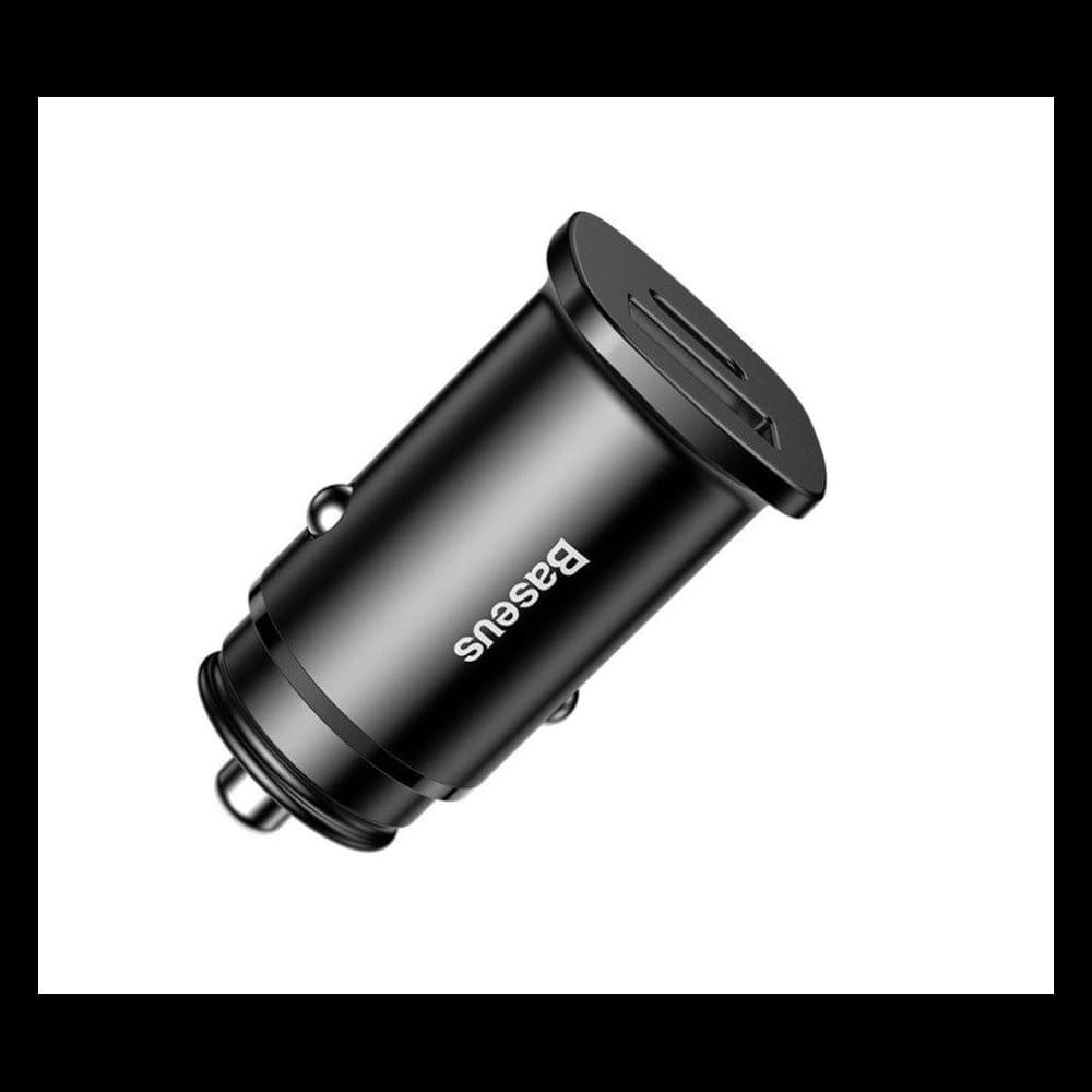Încărcător auto Baseus Square PPS QC4.0 / PD3.0 5A 30W (negru) - 3