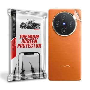 Folie auf der Rückseite GrizzGlass SatinSkin für Vivo X100