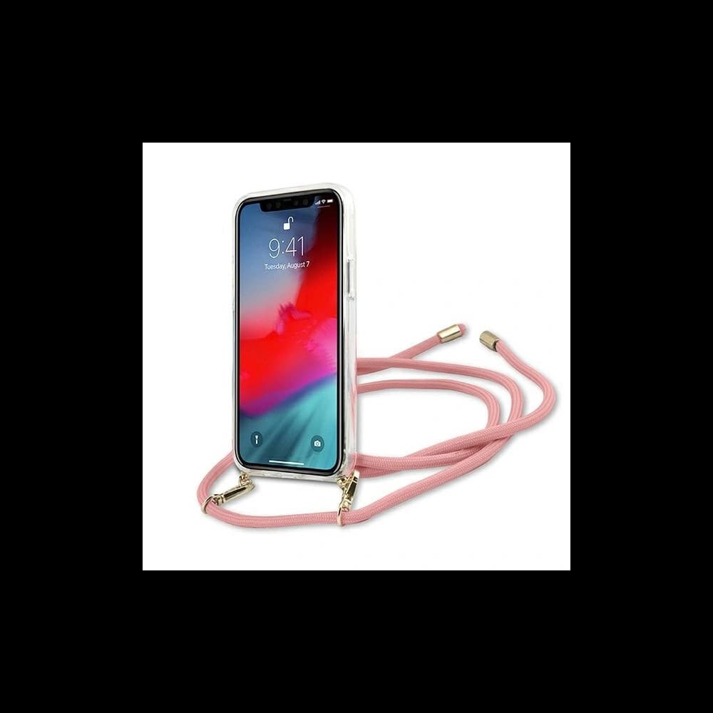 [OUTLET] Case Guess GUHCP12SCRTVSPI Apple iPhone 12 mini rosa/pink Hartschale Script Vintage - 4