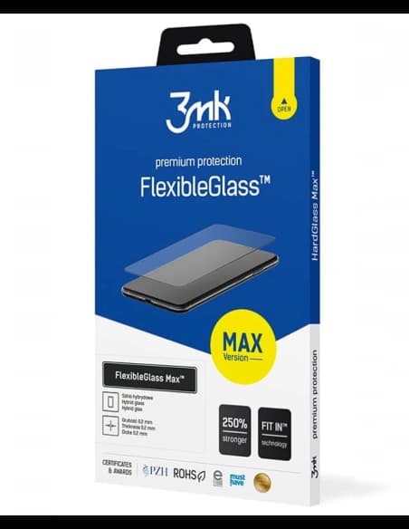 [OUTLET] Hybridglas 3MK FlexibleGlass Max Apple iPhone 8/7 Plus schwarz