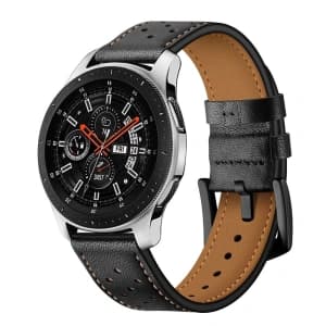 Tech-Protect Leather Samsung Galaxy Watch 42mm Black