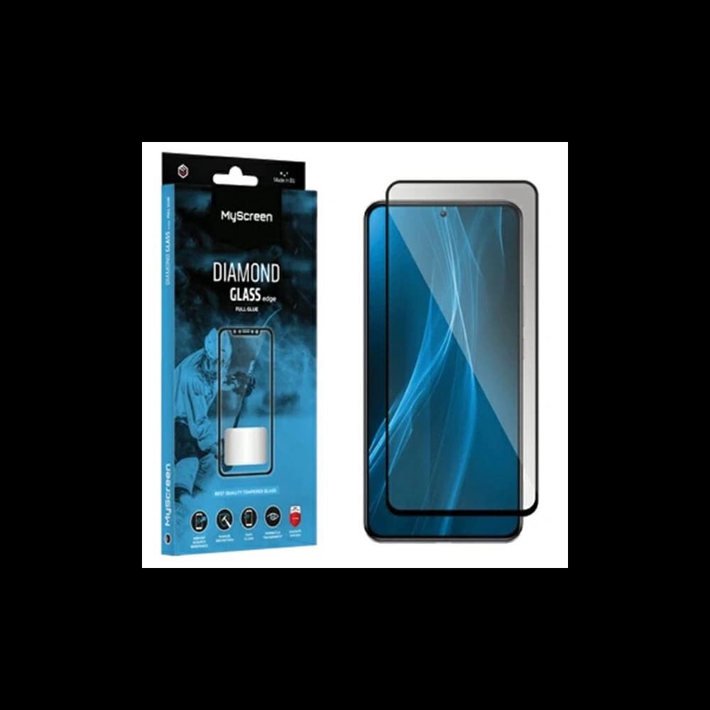 MyScreen Diamond Glass Edge Full Glue Samsung Galaxy A25 5G black  - 1